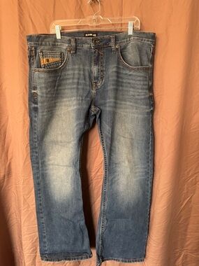Slim Straight Men’s Jeans in Denim Blue